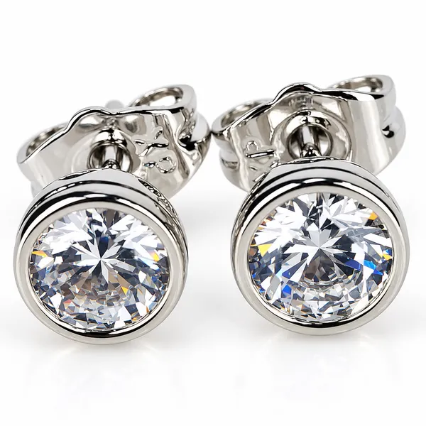 Celeste_SILVERY_Halo_Stud_Earrings_for_Women_|_ANTITARNISH_|WATERPROOF|MODERN_STYLE_|DAILY_WEAR
