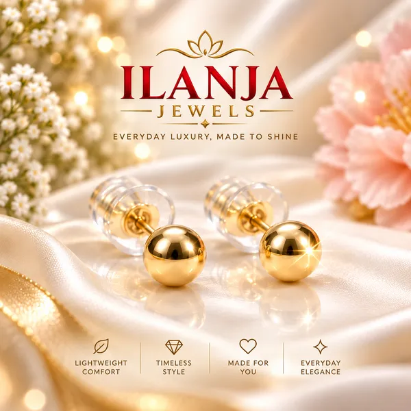 18K_Gold_Plated_Ball_Stud_Earrings_for_Women