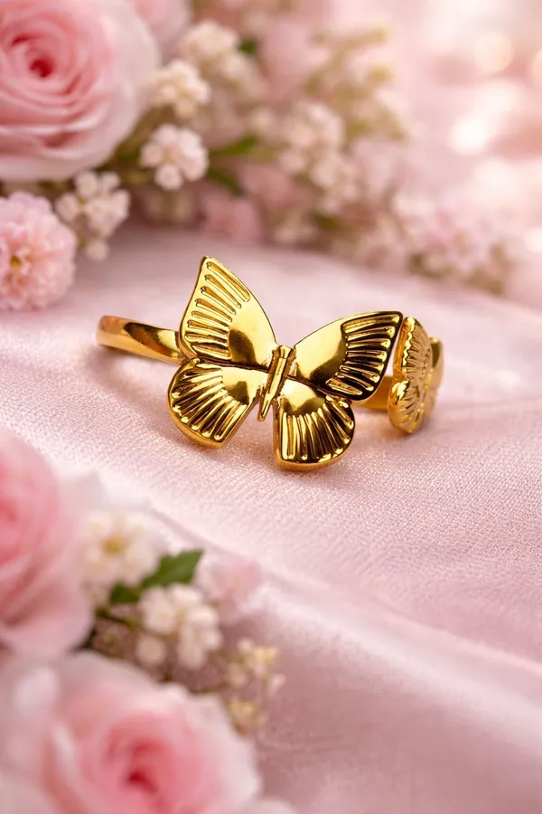 Ilanja_Golden_Butterfly_Ring_for_Women