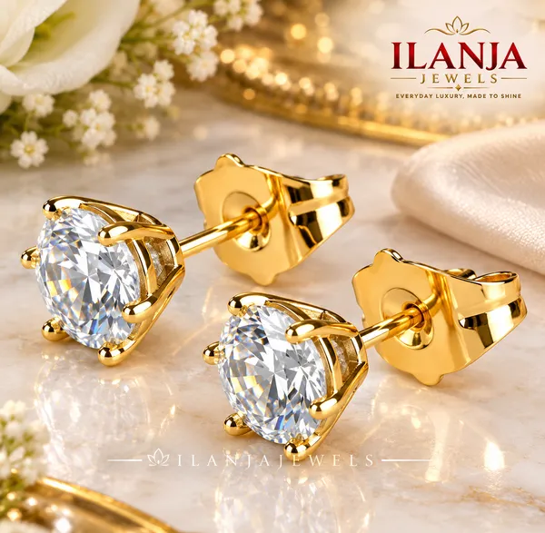 Elegant_Round_Crystal_Stud_Earrings_________18KT_GOLD_PLATED_|_ANTITARNISH__|_WATERPROOF_|_MODERN_STYLE|_