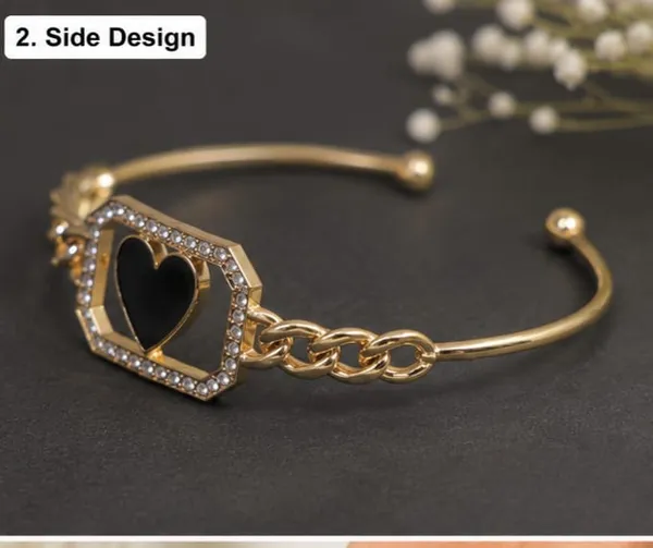 Rivorah_Rose_Gold_Black_Heart_Crystal_Chain_Bracelet_for_Women