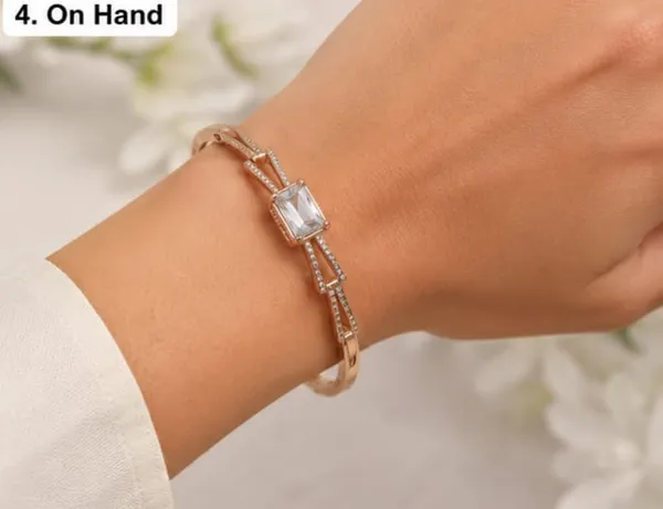 Rivorah_Rose_Gold_Emerald-Cut_Crystal_Designer_Bracelet_for_Women