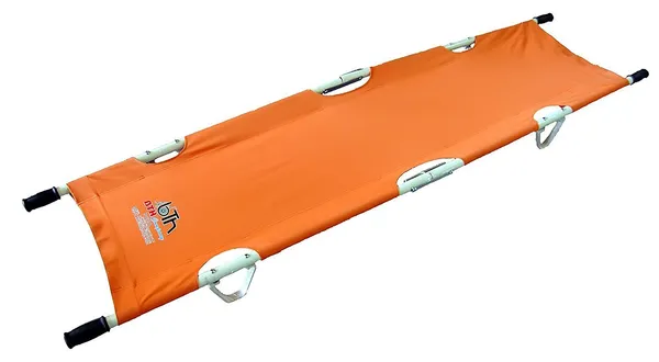 Orange_Aluminium_Hospital_Medical_Patient_Stretcher_Double_Folded_Portable_Emergency_Stretcher