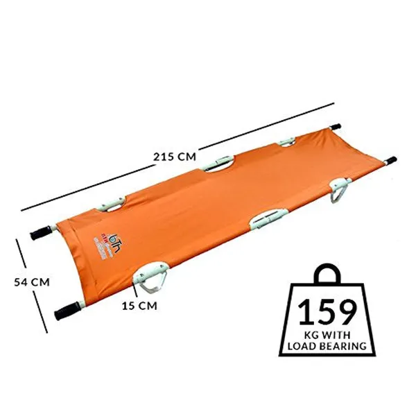 Orange_Aluminium_Hospital_Medical_Patient_Stretcher_Double_Folded_Portable_Emergency_Stretcher
