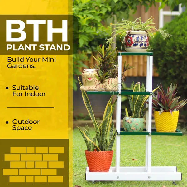Green_And_White_Side_By_Side_Plant_Stand_Anti_Rust_Iron_Indoor_Outdoor_Pot_Stand_For_Medium_Sized_Pots