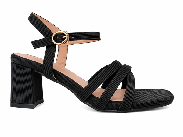 PAIR_HEELS_Block_Heel_Sandals_with_Multi_Strap_&_Ankle_Buckle_Comfortable_Party_&_Casual_Heels