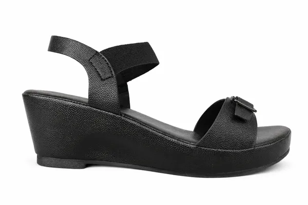 PAIR_HEELS_ULTRA_COMFY_Black_WEDGE_SANDALS_for_Women_�_Comfortable_&_Casual_Wear