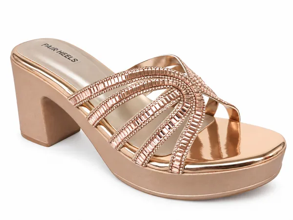 PAIR_HEELS_Rose_Gold_Embellished_Heels