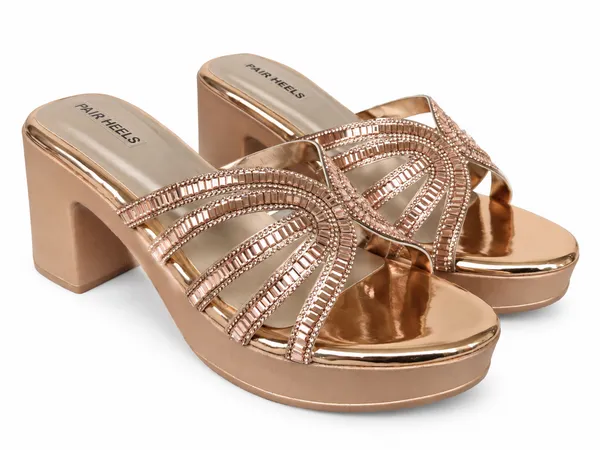 PAIR_HEELS_Rose_Gold_Embellished_Heels
