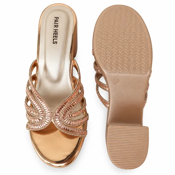 PAIR_HEELS_Rose_Gold_Embellished_Heels