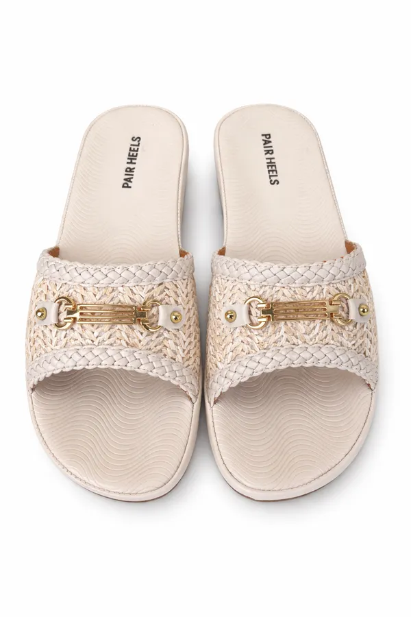 Cream_Comfy_Premium_Flat_For_Women