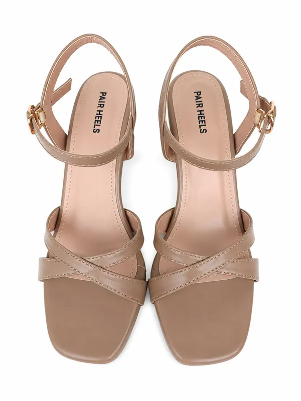 PAIR_HEELS_BEIGE_Pencil_Heel_Sandals_with_Cross_Strap_&_Ankle_Buckle