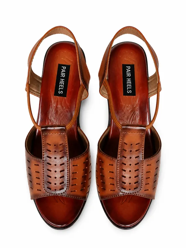 PAIR_HEELS_ULTRA_COMFY_LEATHER_WEDGE_SANDALS_for_Women_�_Comfortable_&_Casual_Wear