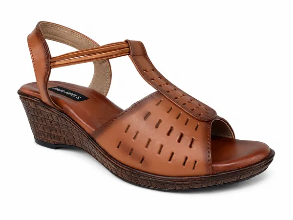 PAIR_HEELS_ULTRA_COMFY_LEATHER_WEDGE_SANDALS_for_Women_�_Comfortable_&_Casual_Wear