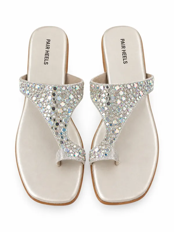 PAIR_HEELS_Women_Champagne_Gold_Embellished_Block_Heels