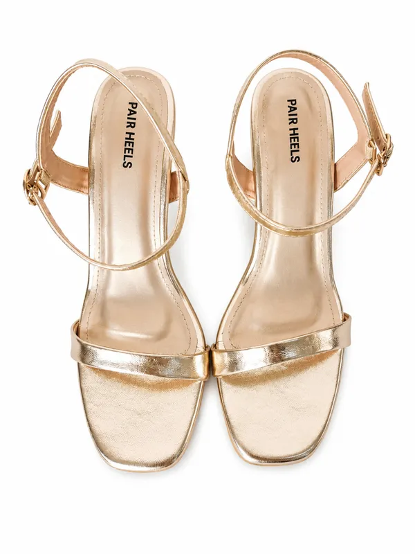 PAIR_HEELS_Women_GOLD_Party_Wear_Stiletto_Heel_Sandals