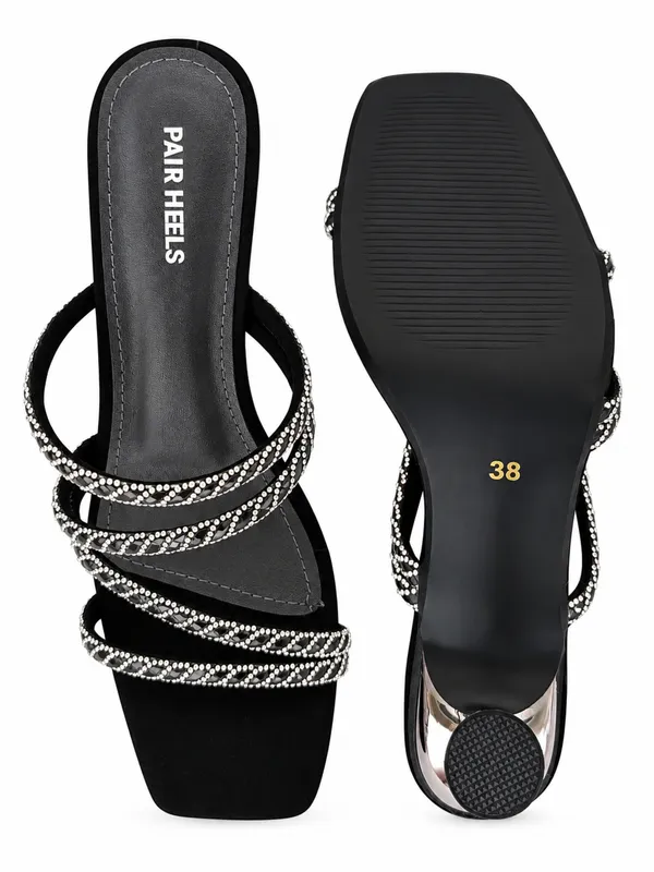 PAIR_HEELS_Black_Embellished_High_Heel_Sandals_for_Women