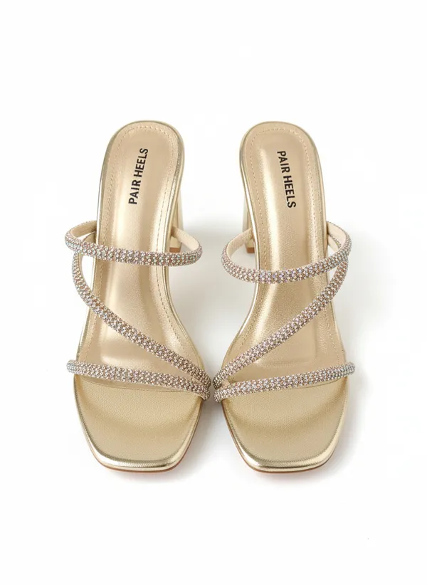 Golden_Luxury_Premium_Block_Heels_For_Women