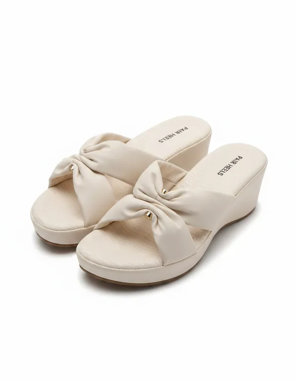 PAIR_HEELS_Women_cream_Comfort_Wedge_Slides_|_Stylish_Slip-On_Platform_Wedges