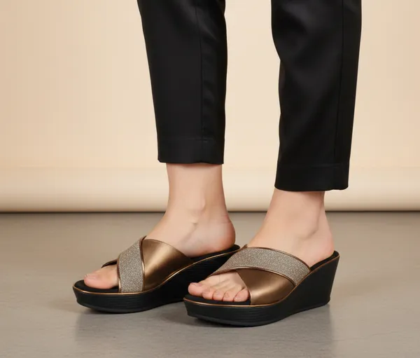 PAIR_HEELS_COPER_PARTY_WEDGE_Heels_for_Women_–_Comfortable_Elegant_Party_&_Casual_Wear