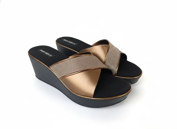 PAIR_HEELS_COPER_PARTY_WEDGE_Heels_for_Women_–_Comfortable_Elegant_Party_&_Casual_Wear