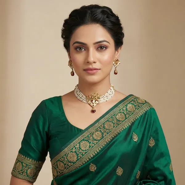Gold_Base_Material_Alloy_Pearl_Pendant_Set_For_Women