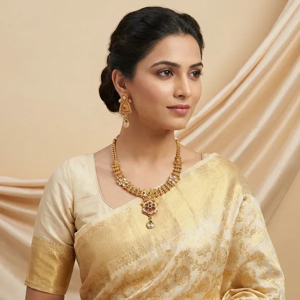 Gold_Base_Material_Alloy_Kundan_Meenakari_Set_For_Women