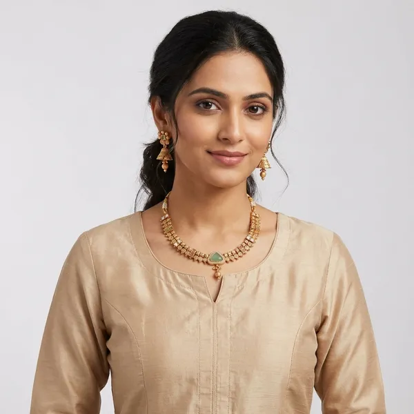 Gold_Base_Material_Alloy_Hasdi_Necklace_Set_For_Women