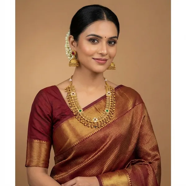 Gold_Base_Material_Alloy_Traditional_Necklace_Set_For_Women