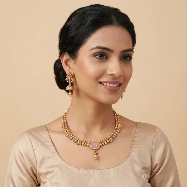 Gold_Base_Material_Alloy_Hasdi_Necklace_Set_For_Women