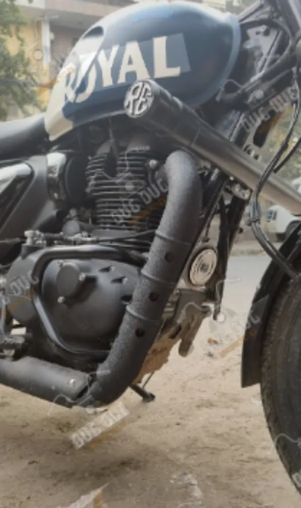 Black_Silencer_Guard_Hunter_Motorcycle_Exhaust_Heat_Shield