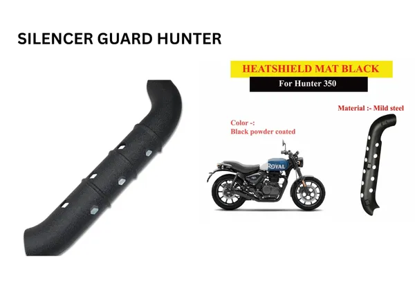 Black_Heat_Shield_Mat_Silencer_Guard_For_Royal_Enfield_Hunter_350