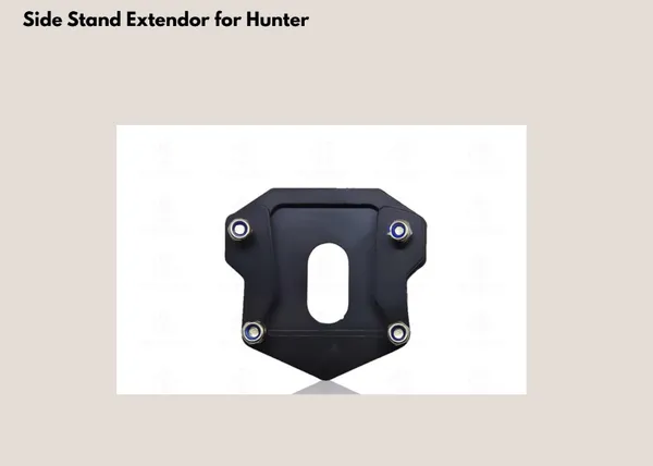 Black_Side_Stand_Extender_Foot_Pad_For_Hunter_Motorcycle_Enhanced_Stability_Base_Plate