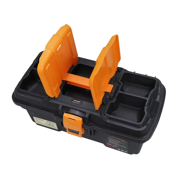 Orange_And_Black_Plastic_Tool_Box_With_Organizer_For_Kids