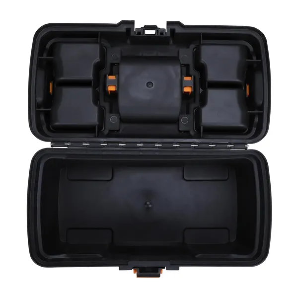 Orange_And_Black_Plastic_Tool_Box_With_Organizer_For_Kids