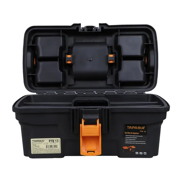 Orange_And_Black_Plastic_Tool_Box_With_Organizer_For_Kids