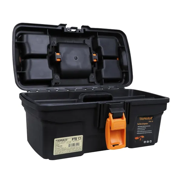 Orange_And_Black_Plastic_Tool_Box_With_Organizer_For_Kids