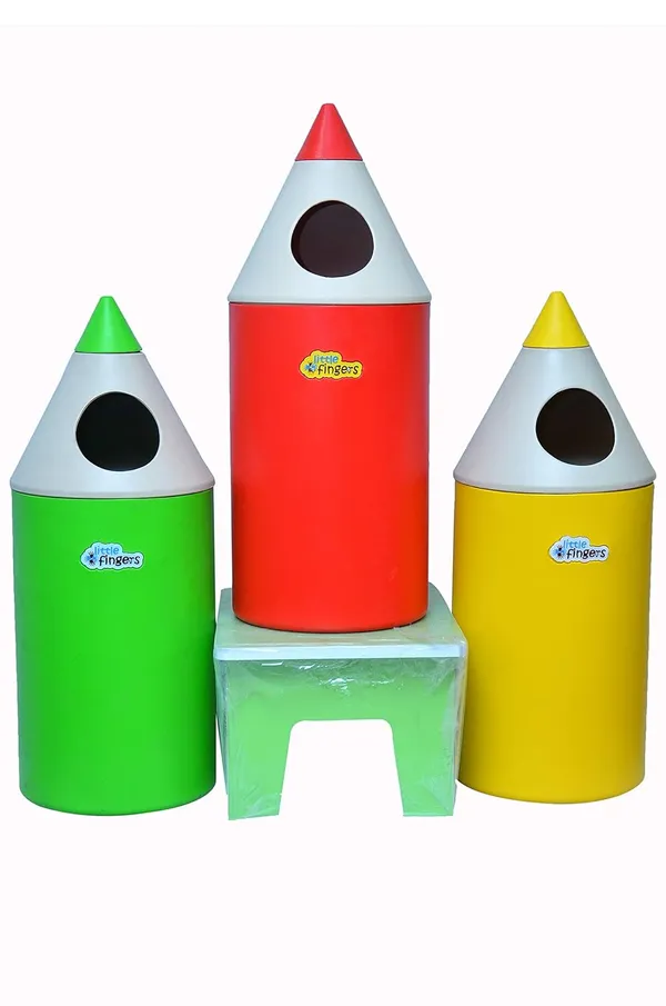 Multicolor_Little_Fingers_Pencil_School_Dustbin_Multicolour_For_Kids