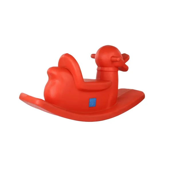 Red_Plastic_Duck_Rocker_For_Kids