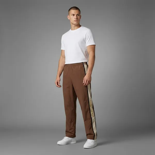 Brown_Crash_Lycra_Track_Pants_For_Men