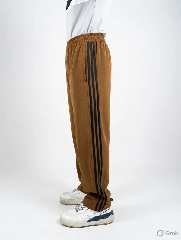 Mustard_Yellow_Terry_Lycra_Track_Pants_For_Men