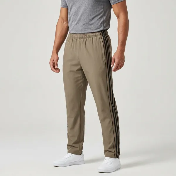 Olive_Green_Terry_Lycra_Track_Pants_For_Men