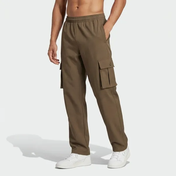 Olive_Terry_Lycra_Cargo_Pants_For_Men