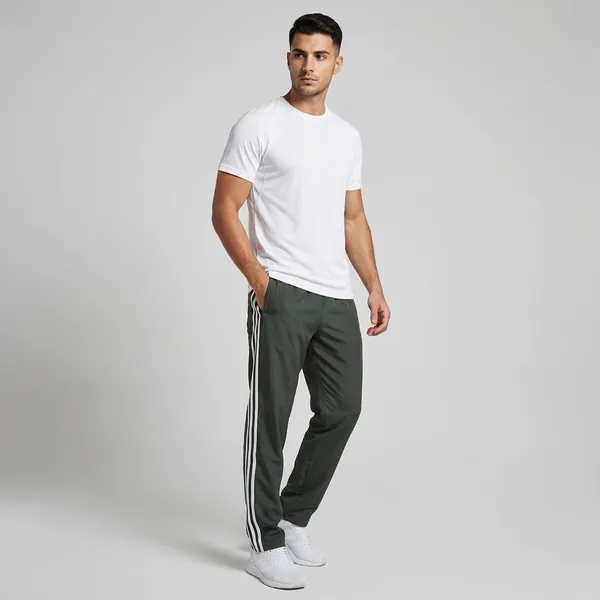 Olive_Green_Terry_Lycra_Track_Pants_For_Men