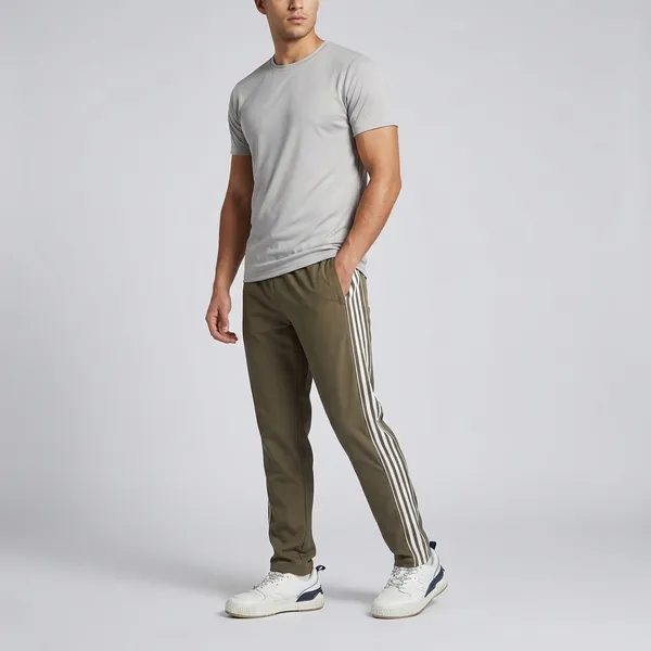 Olive_Green_Terry_Lycra_Track_Pants_For_Men