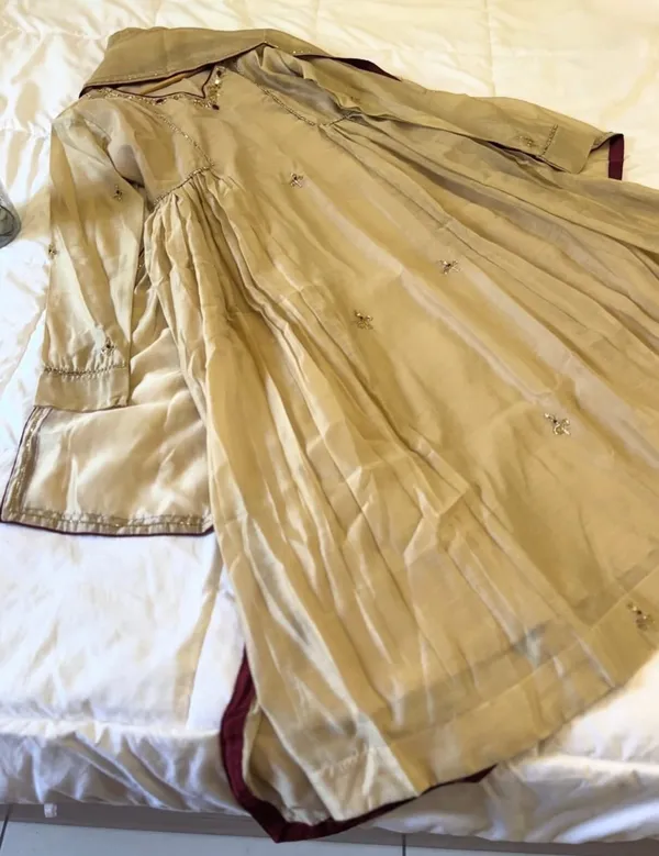 Almond_Beige_Pure_Mul_Chanderi_Anarkali_Suit_Set_With_Handwork_&_Embroidery