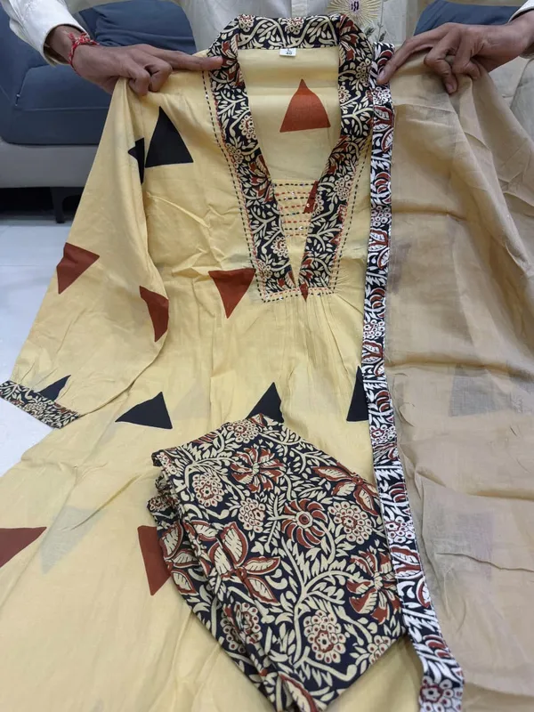 Sharda_Ethnic_Noor_SALONI_RED–_Premium_Jaipuri_Cotton_Kalamkari_Suit_Set