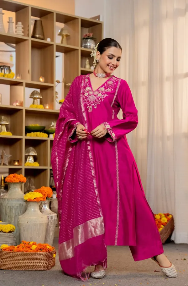 Premium_Pure_Satori_Silk_Pink_Suit_Set_with_Banarasi_Dupatta