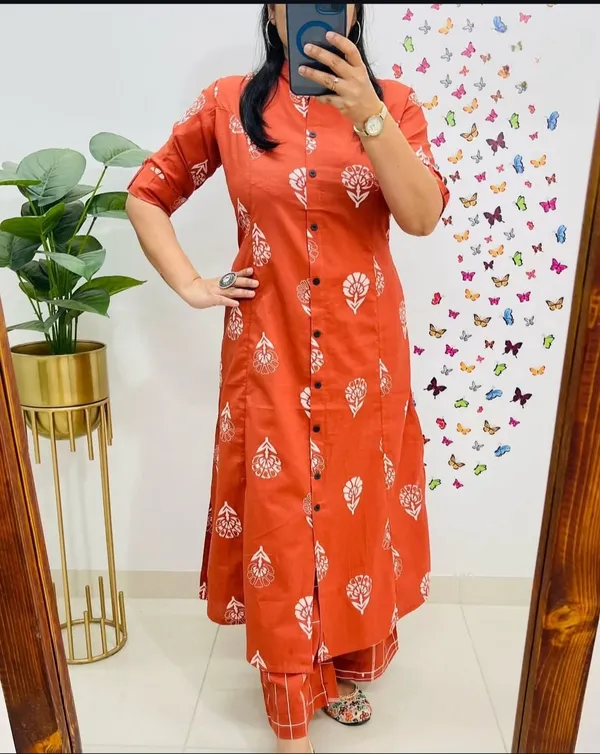 Sharda_Ethnic_Noor_Rust_Digital_Print_Polyrayon_Co-Ord_Set