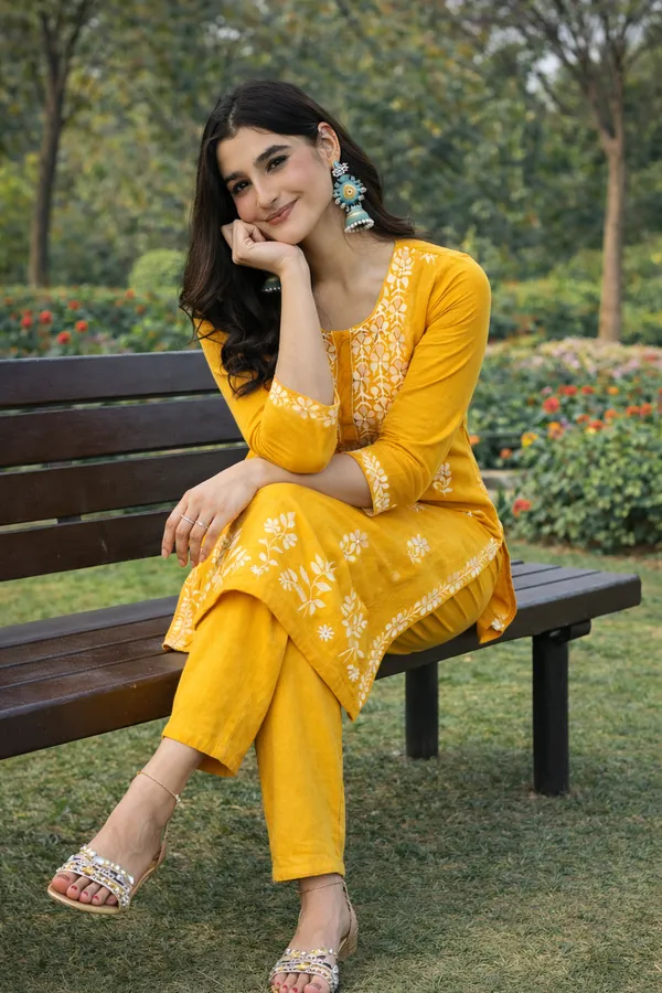 Premium_Cotton_Yellow_Embroidered_Kurta_Set_for_Women